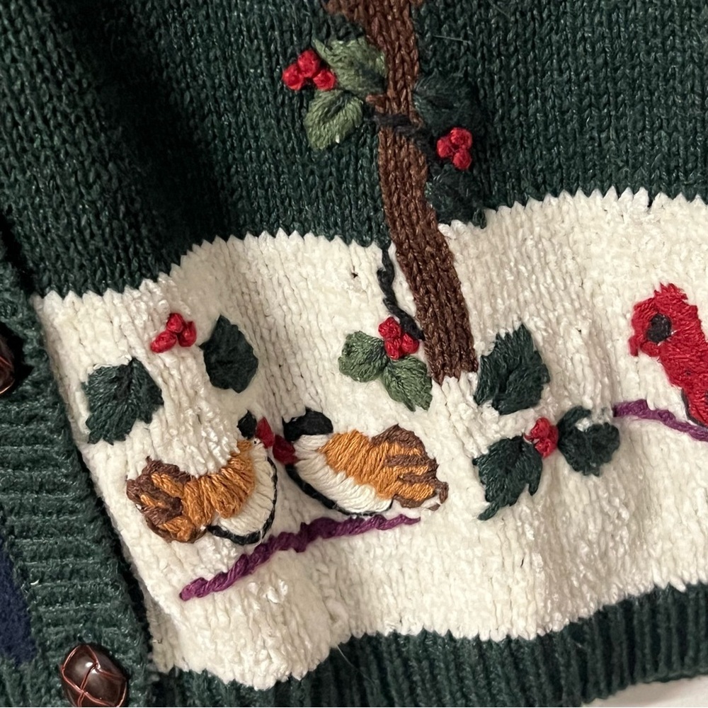 New Look Sweater Vest Women’s Medium Grannycore Cottagecore Seasons - Picture 7 of 7